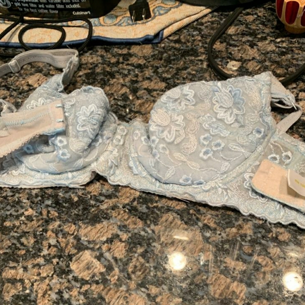 Light blue water bra from different listing